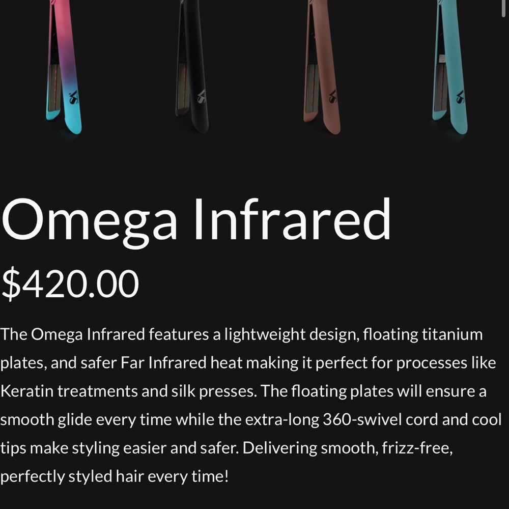 Straight Ahead Omega Infrared Hair Straightener